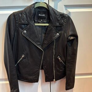 Madewell Leather Jacket Used Size S